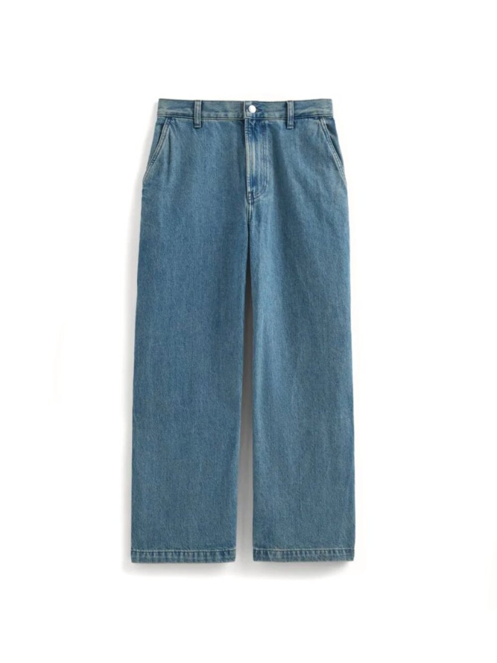 Men's 29/30 Everlane baggy rigid jeans, Mid Indigo